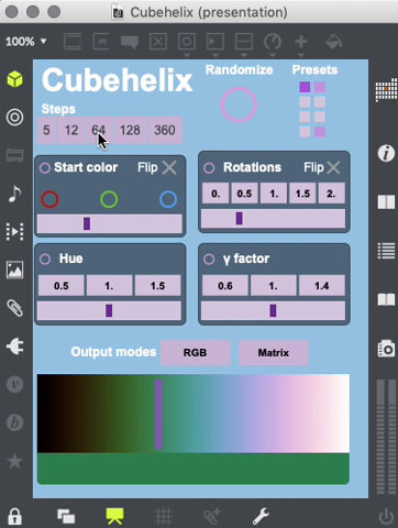 A short video showing the abstraction in use