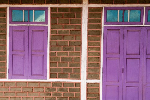 Frontage close-up, Shan state, Myanmar